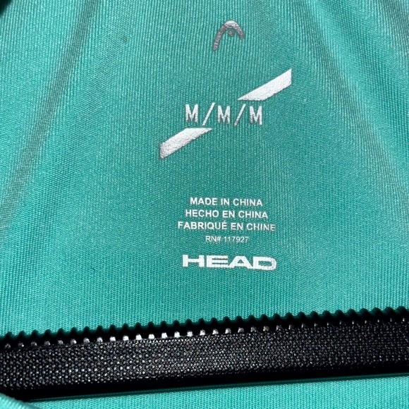 Head Dri Motion Advantage Bra Tank Top Womens Medium Mint Moisture Wicking Slim - Picture 4 of 9